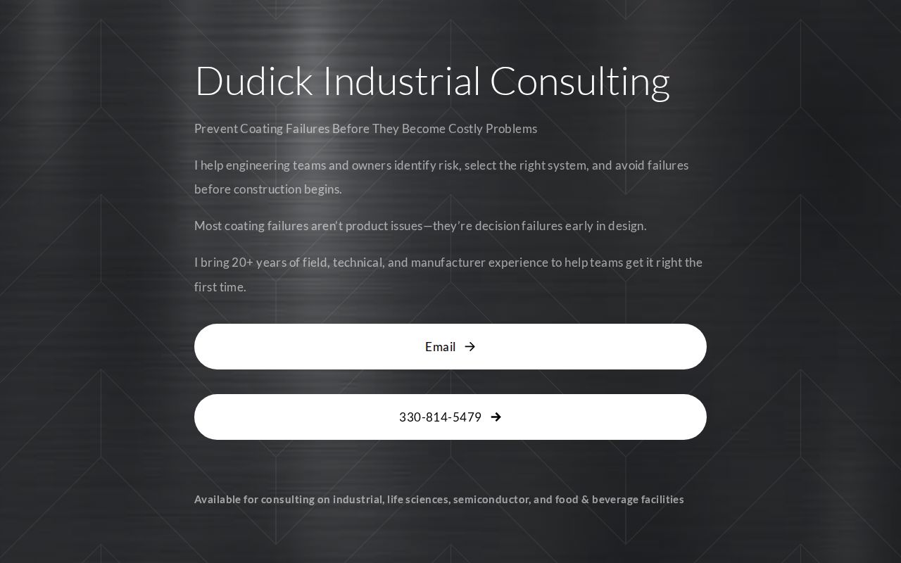 DUDICK INDUSTRIAL CONSULTING